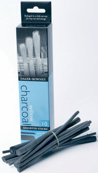 Јаглен за цртање DALER ROWNEY со различни димензии 2-10 mm - 10 пар.