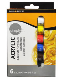 Daler- Rowney - акрилен сет 6 x 12ml
