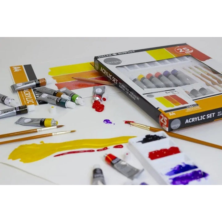 Daler Rowney акрилен сет со додатоци 25 парчиња - 3