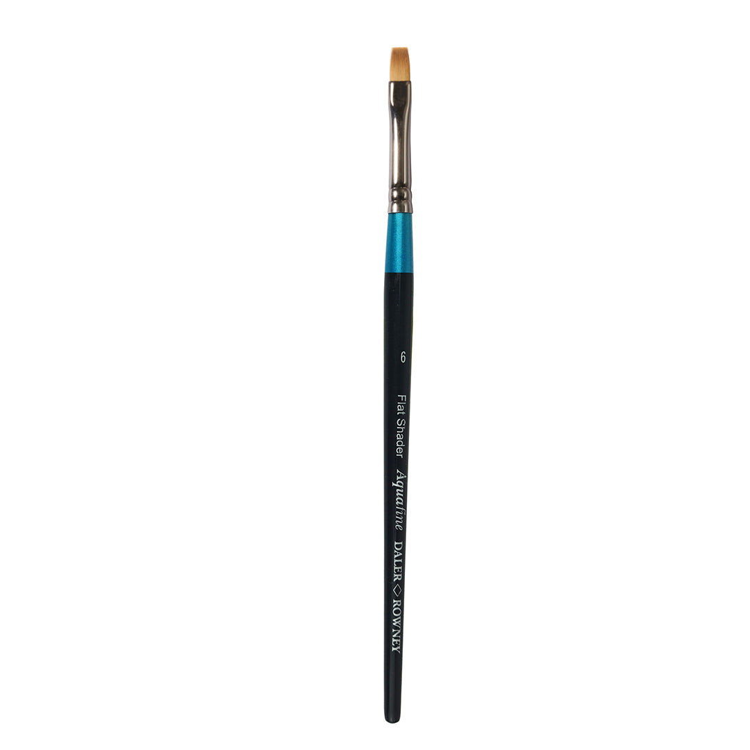 DALER ROWNEY Aquafine четка за акварел синтетичка кратка рачка flat shader