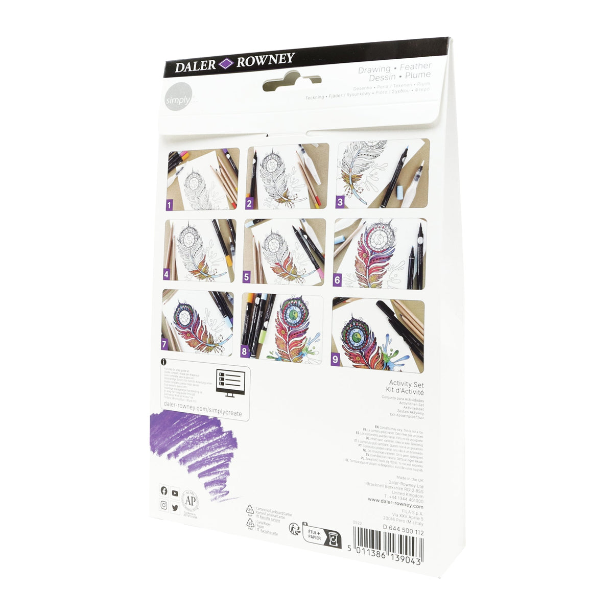 DALER ROWNEY D&R Simply почетнички сет за цртање