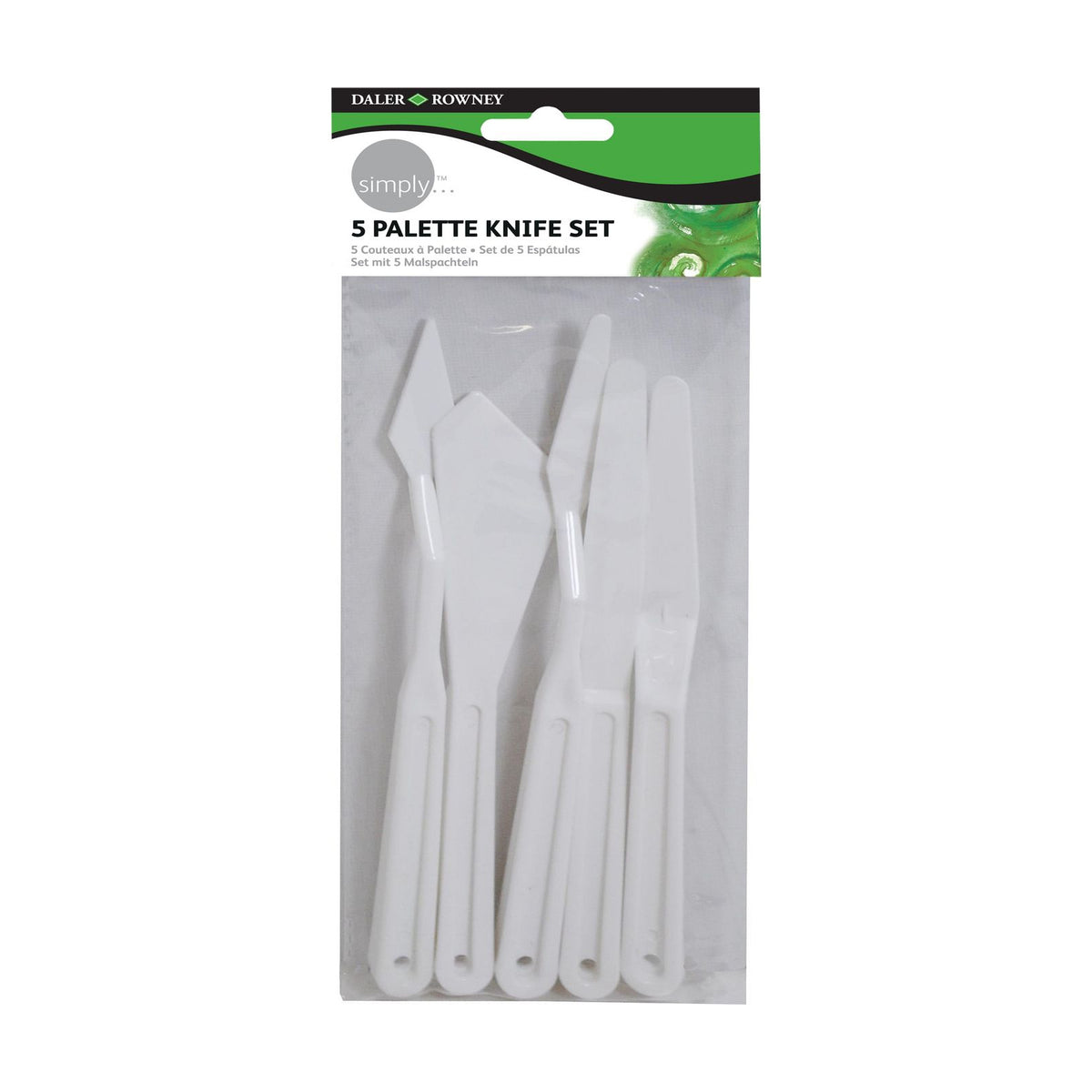 DALER ROWNEY D&R Simply сет пластични шпакли 5 пар.