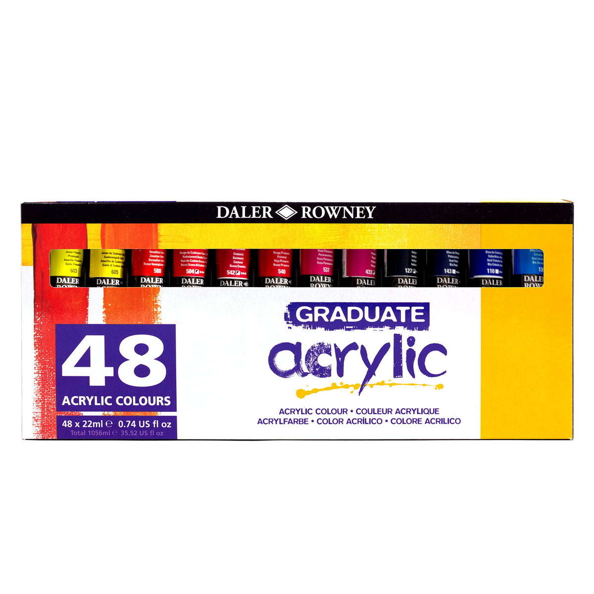 DALER ROWNEY Graduate сет акрилни бои 48 x 22 ml