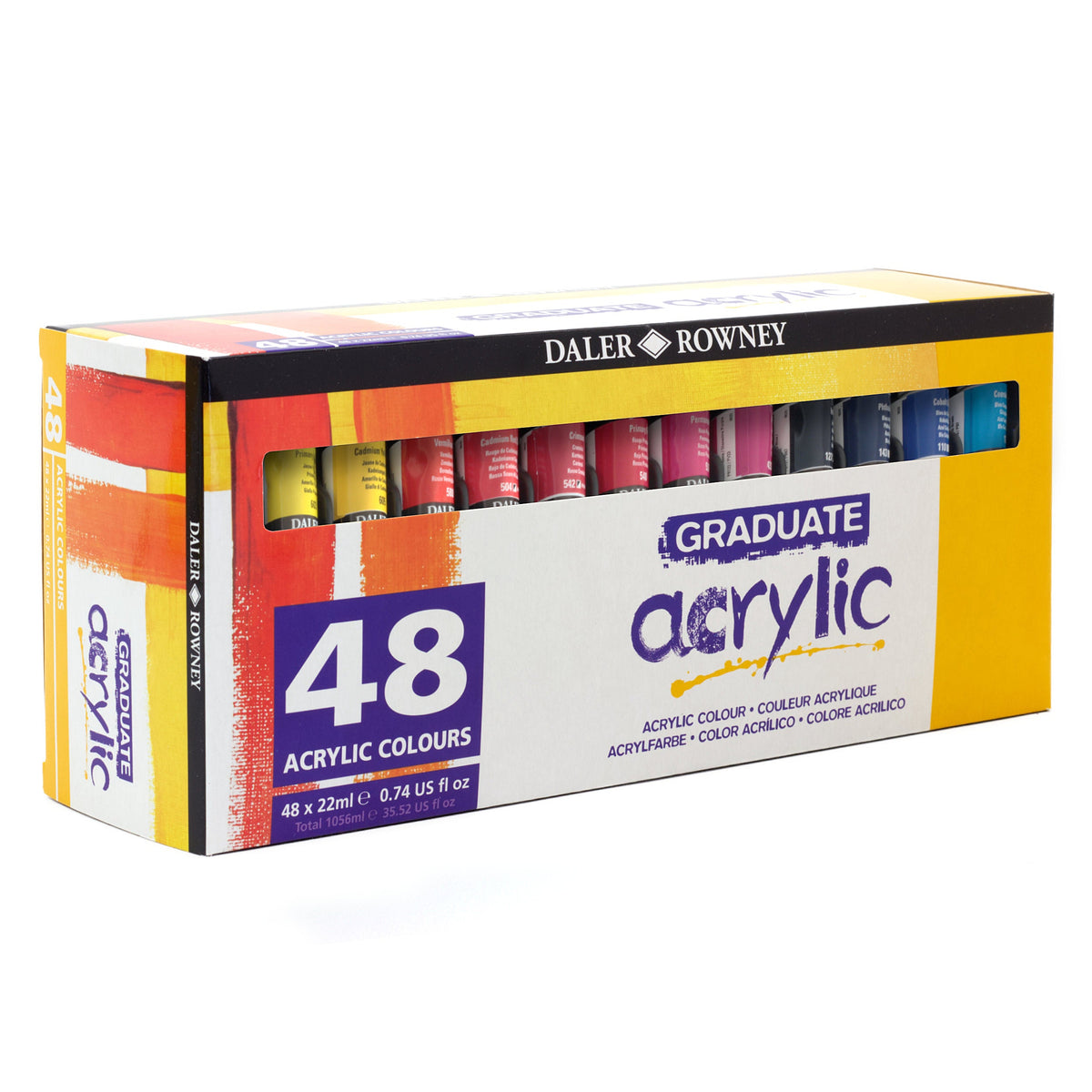 DALER ROWNEY Graduate сет акрилни бои 48 x 22 ml