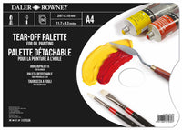 DALER ROWNEY палета со откинување за масло 35,5 x 25,4 cm, 50 листови