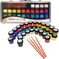 DALER ROWNEY Simply сет акрилни бои 40 пар. во метално куферче