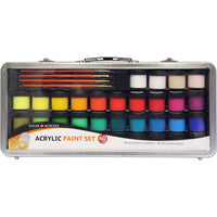 DALER ROWNEY Simply сет акрилни бои 40 пар. во метално куферче