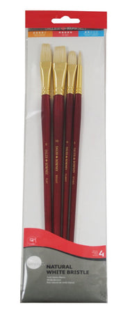 DALER ROWNEY Simply сет четки за масло од свински влакна, 4 пар., големина 2
