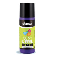 Боја за стакло што се лупи DARWI Paint & Peel 3v1 80 ml – виолетова