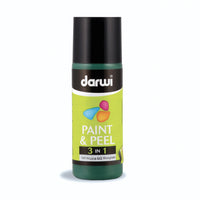 Боја за стакло што се лупи DARWI Paint & Peel 3v1 80 ml – зелена боја на мов