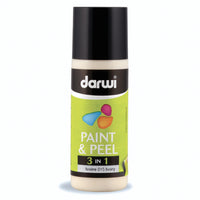 Боја за стакло што се лупи DARWI Paint & Peel 3v1 80 ml – слонова коска