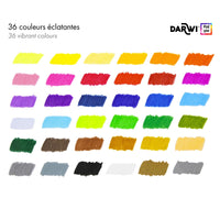 DARWI сет дрвени боички 36 пар.