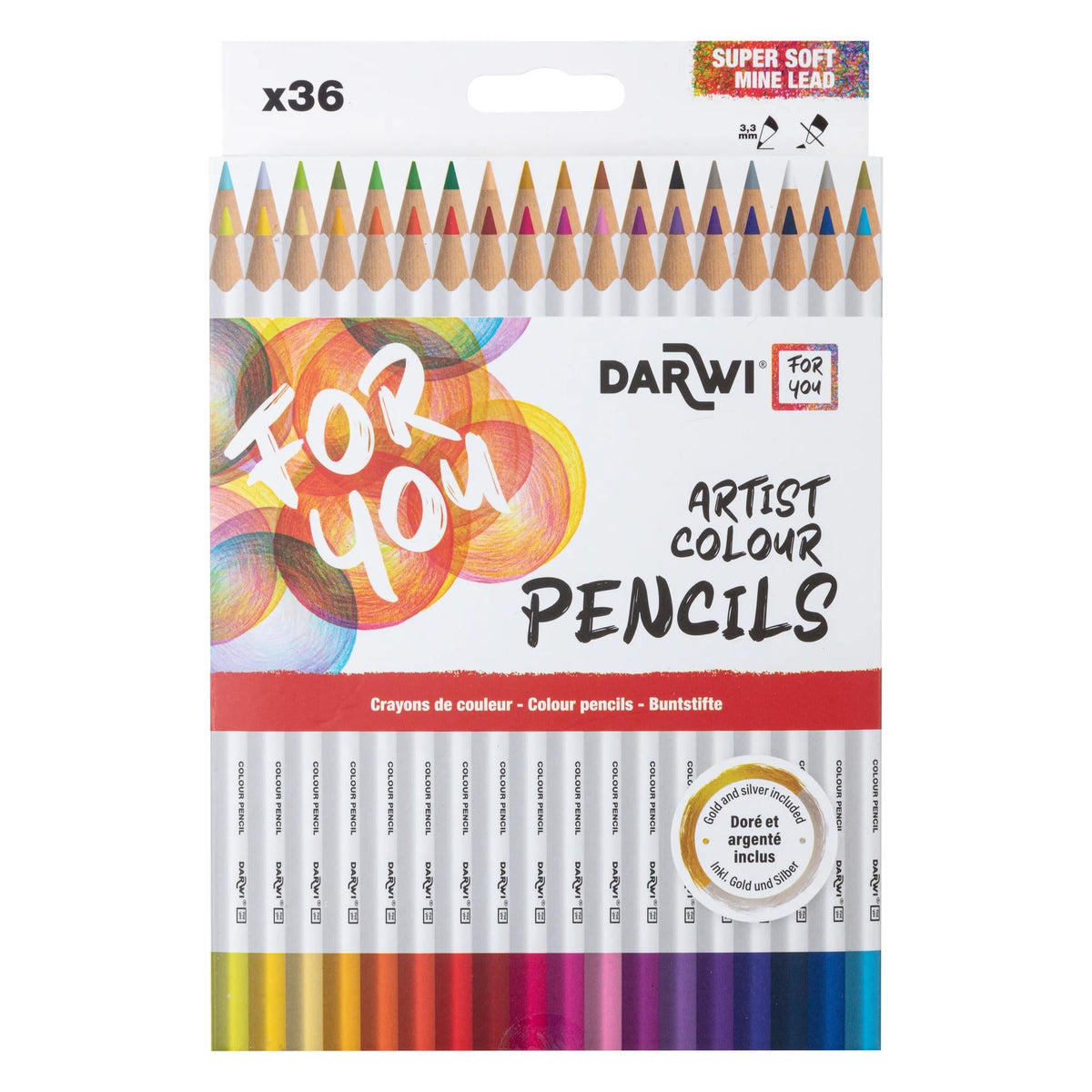 DARWI сет дрвени боички 36 пар.