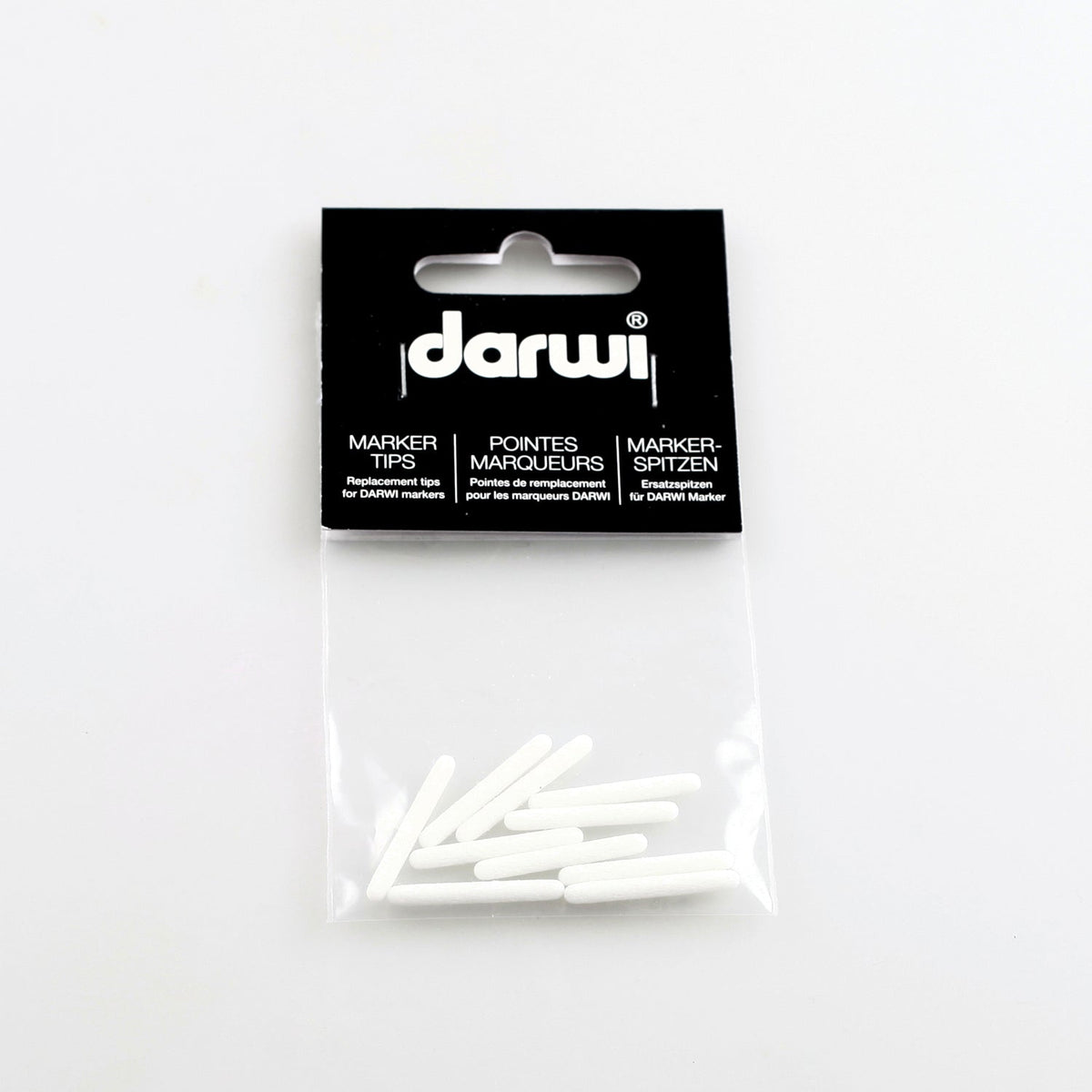 DARWI Tex Glitter резервни врвови за текстил 2 mm – 10 пар.
