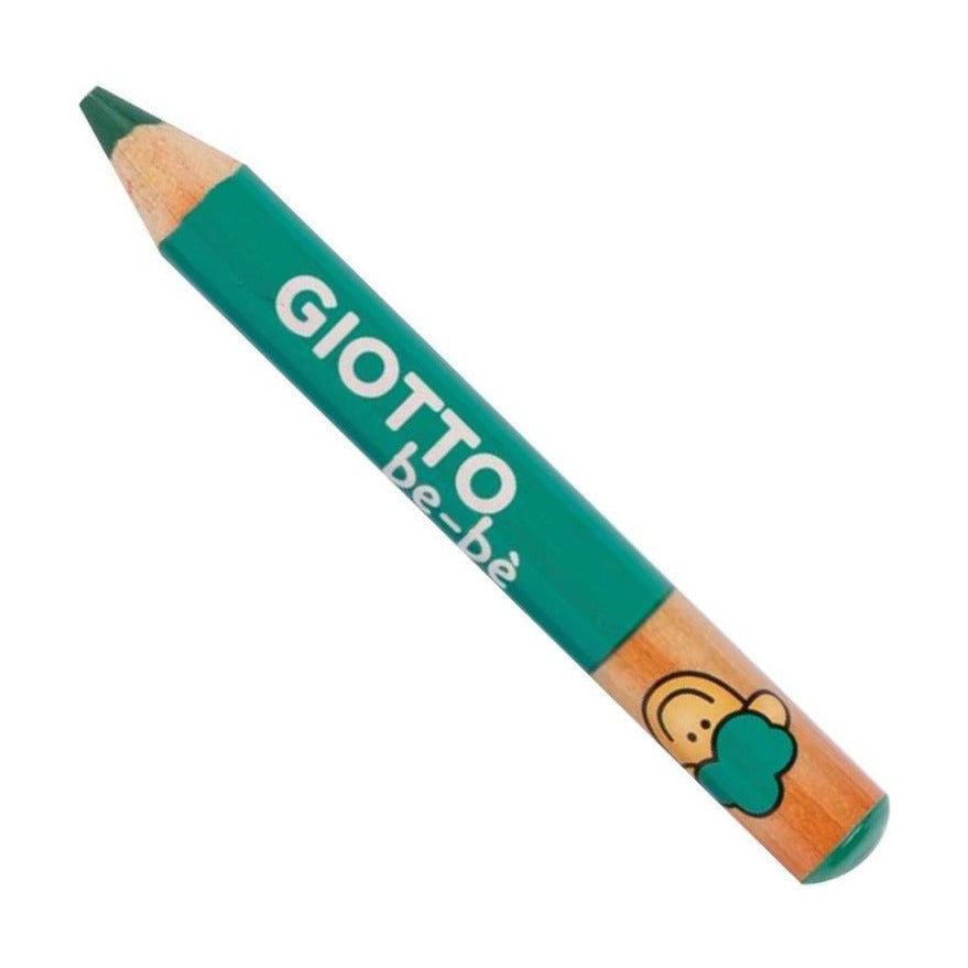 Дебели тркалезни дрвени боички GIOTTO Be-Be – 12 бои