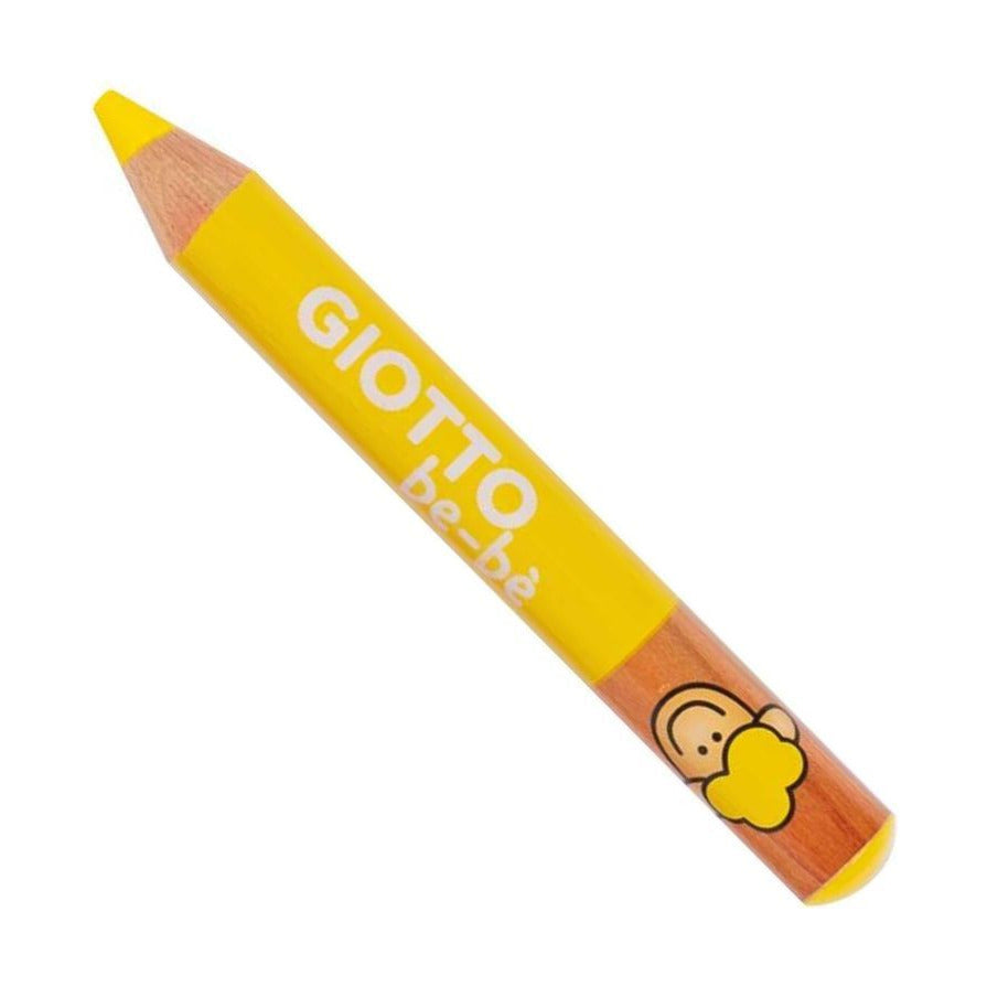 Дебели тркалезни дрвени боички GIOTTO Be-Be – 12 бои
