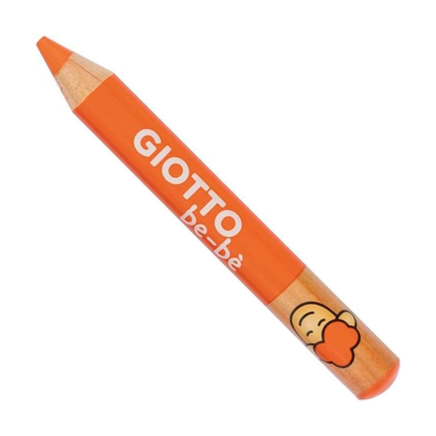 Дебели тркалезни дрвени боички GIOTTO Be-Be – 12 бои