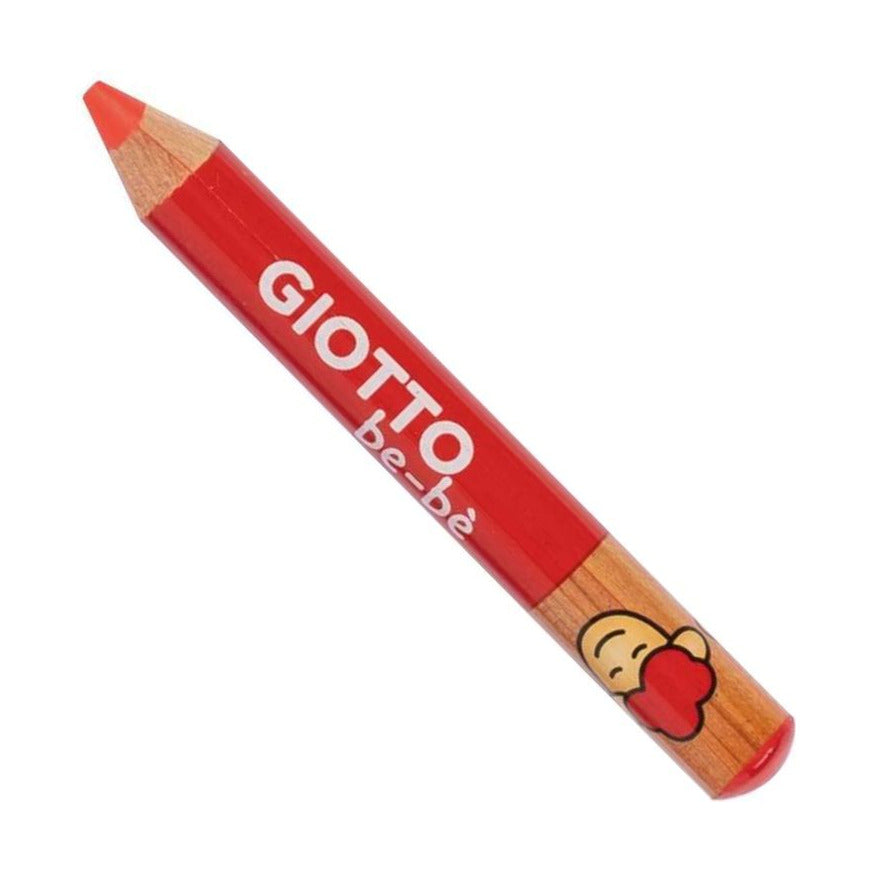 Дебели тркалезни дрвени боички GIOTTO Be-Be – 12 бои