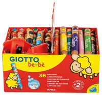 Дебели тркалезни дрвени боички GIOTTO be-bè училишно пакување