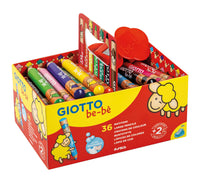 Дебели тркалезни дрвени боички GIOTTO be-bè училишно пакување