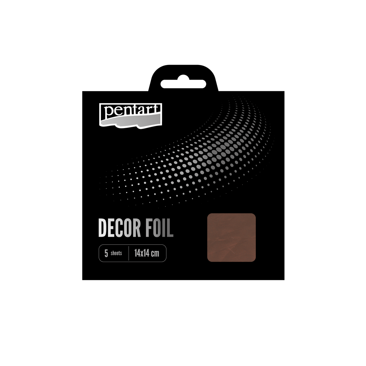 Decor foils metallic 14 x – бронзена cm