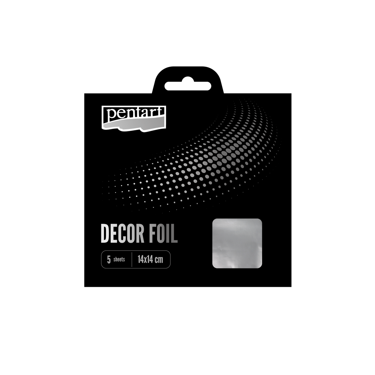 Decor foils metallic 14 x – сребрена cm