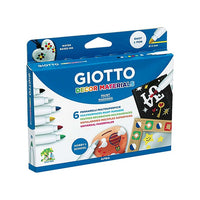 Декоративен фломастер GIOTTO Decor materials - 6 делен сет