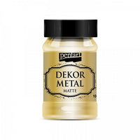 Декоративна боја Pentart 100 ml матна металик - 5
