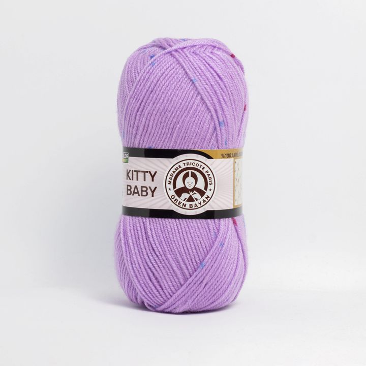 Детска волна Madame Tricote Paris Kitty Baby 100 g - 3