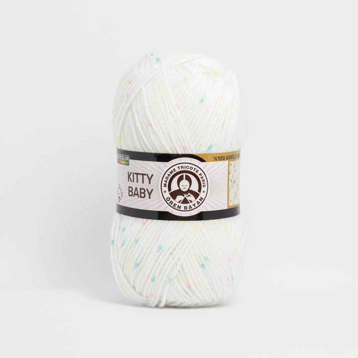 Детска волна Madame Tricote Paris Kitty Baby 100 g - 6