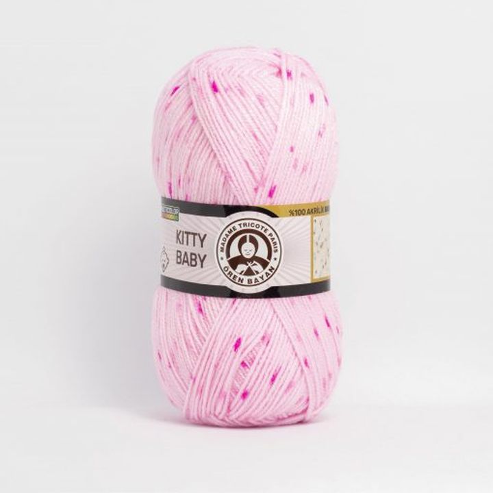 Детска волна Madame Tricote Paris Kitty Baby 100 g - 9