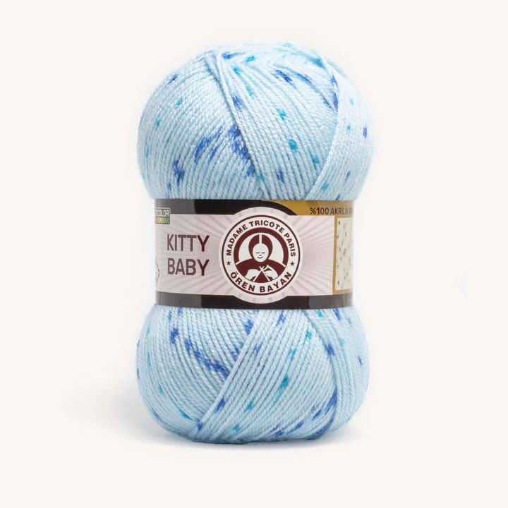 Детска волна Madame Tricote Paris Kitty Baby 100 g - 10