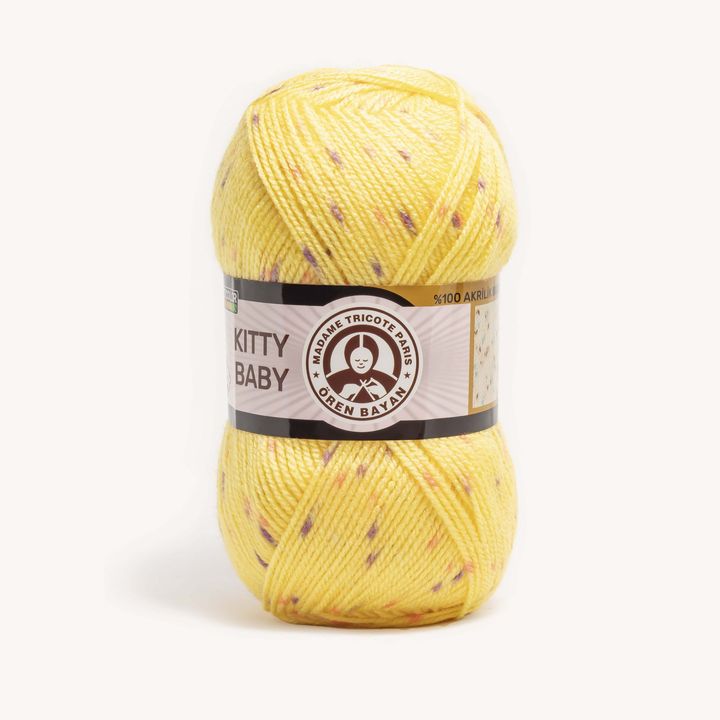 Детска волна Madame Tricote Paris Kitty Baby 100 g - 11