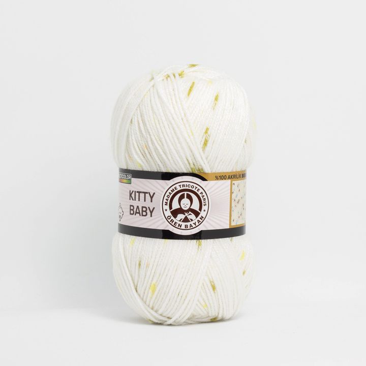 Детска волна Madame Tricote Paris Kitty Baby 100 g - 13