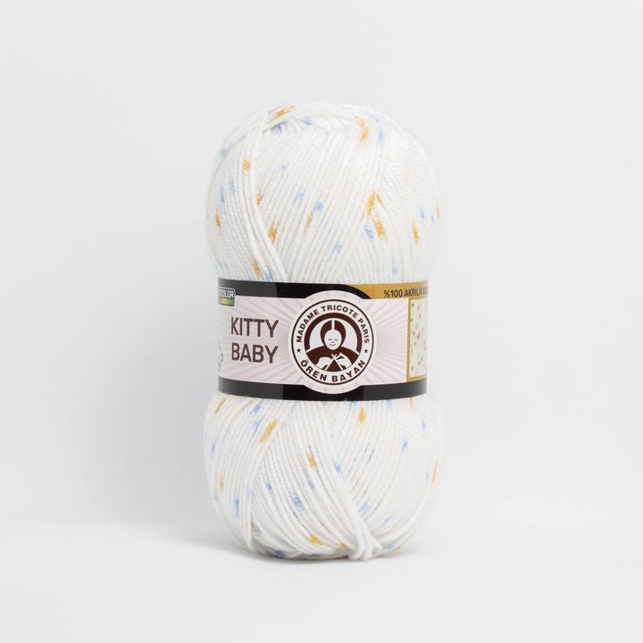 Детска волна Madame Tricote Paris Kitty Baby 100 g - 14