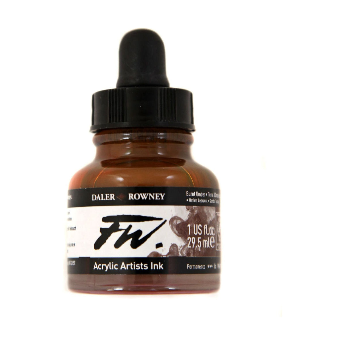 FW artist акрилен туш 29.5 ml – Burnt Umber