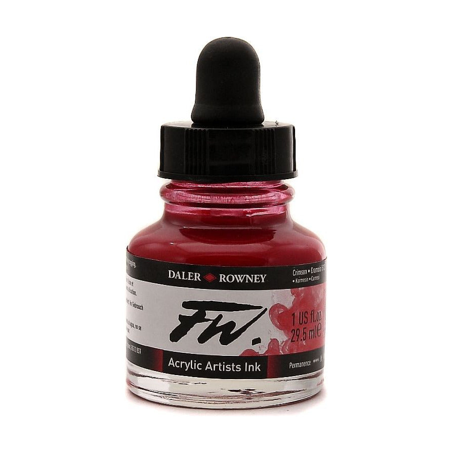 FW artist акрилен туш 29.5 ml – Crimson