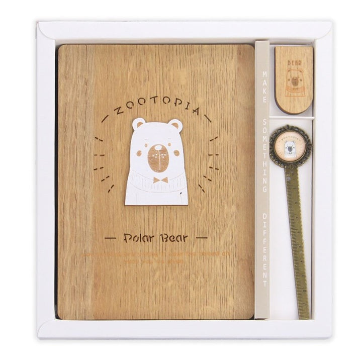 Дрвен бележник Polar Bear 130 x 185 mm - 128 листови
