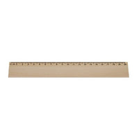 Дрвен линијар 20 cm