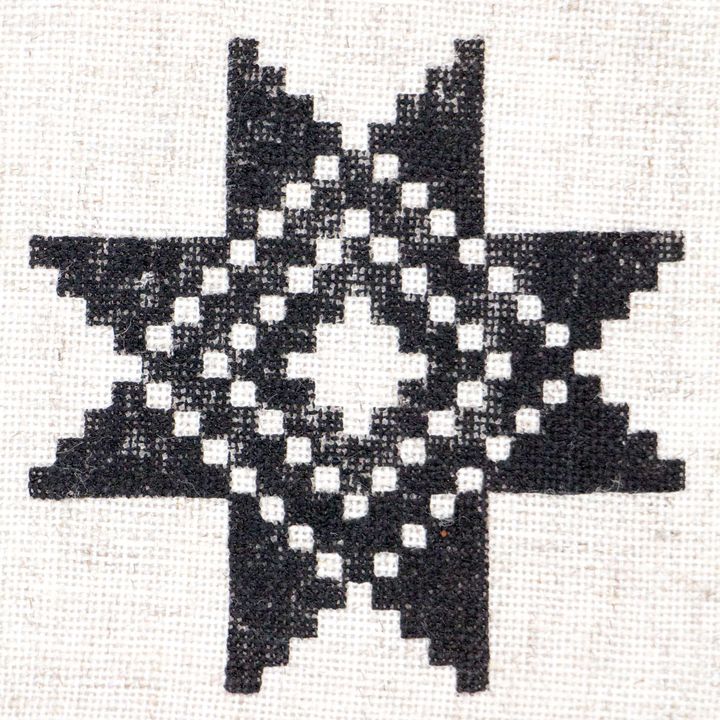 Дрвен печат ROSA TALENT бр.4 Геометрија 6,5x6,5 cm - 2