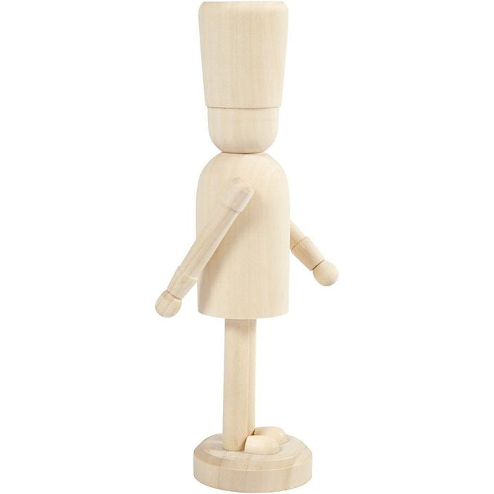 Дрвена фигура за декорација - Крцко Оревче 18 cm - 1