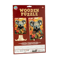 Дрвена сложувалка Koala Unique Shapes 130 парчиња MOXY - 4