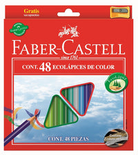 Дрвени бои ECO Triangular standard сет - 48 бои