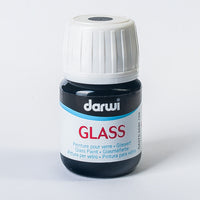 Darwi Glass Витраж боја 30 ml – Black