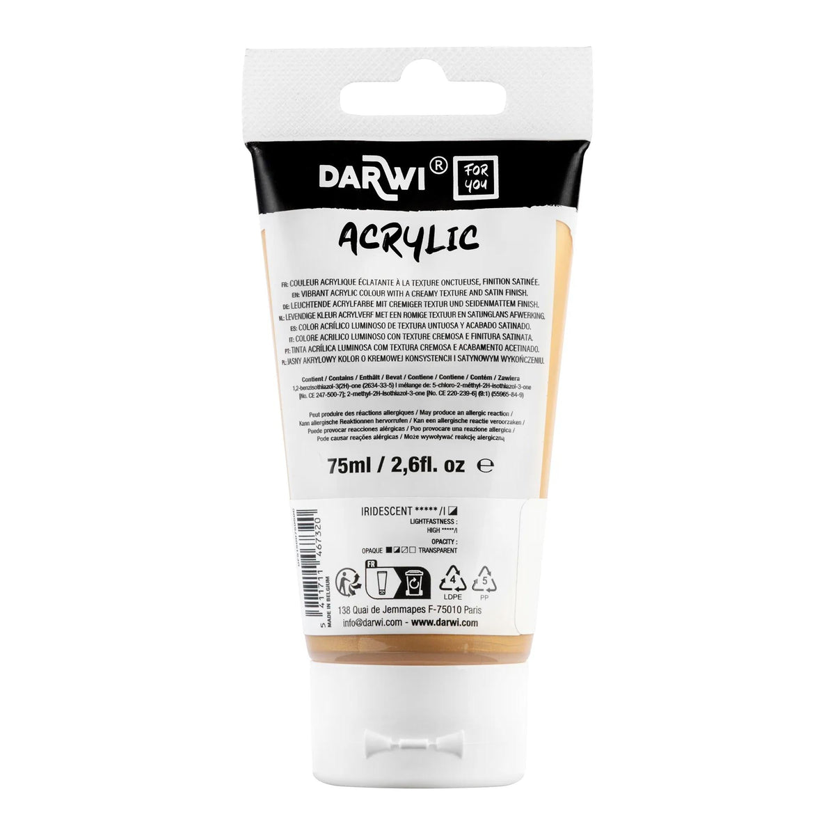 Акрилна боја DARWI Acryl 75 ml