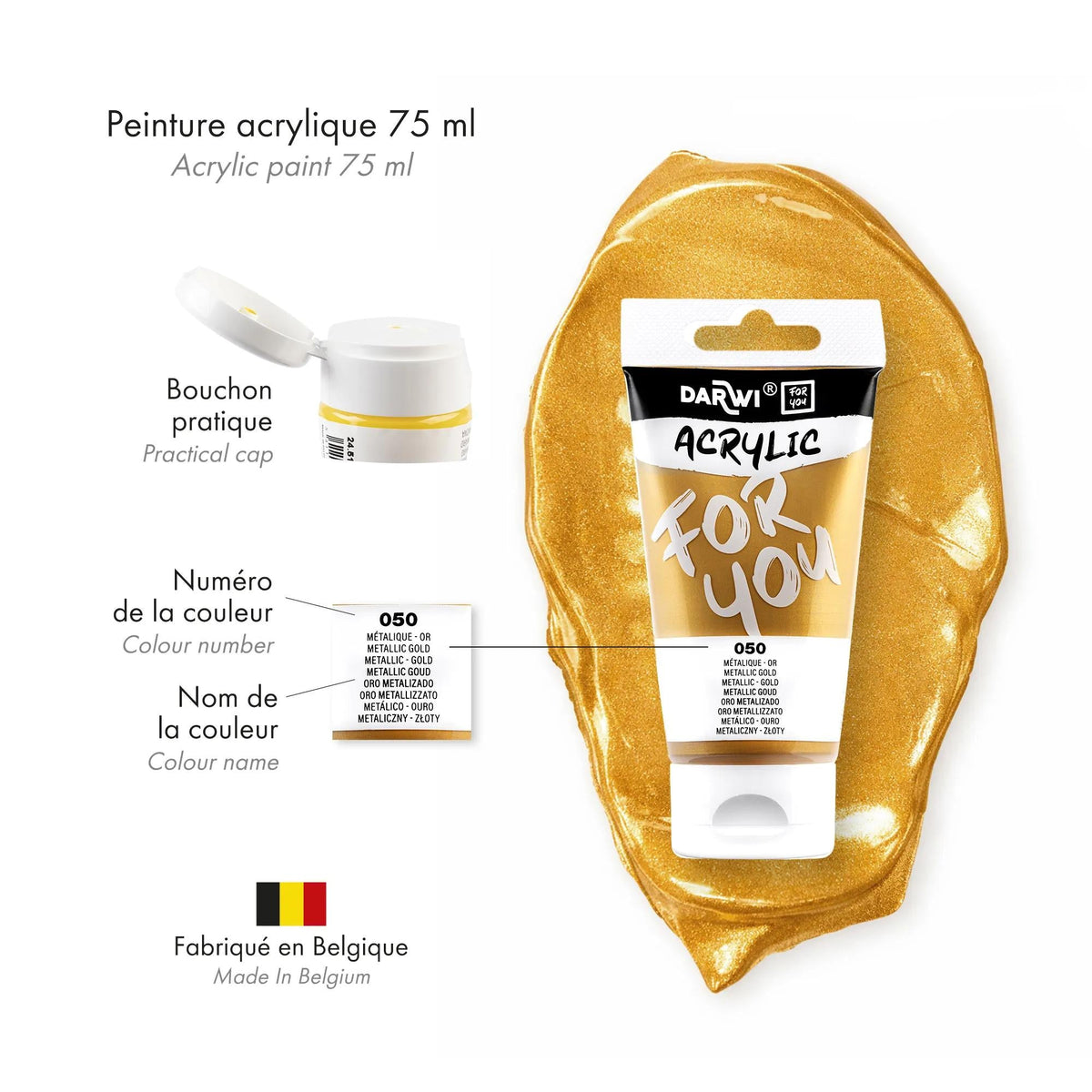 Акрилна боја DARWI Acryl 75 ml