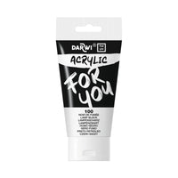 Акрилна боја DARWI Acryl 75 ml – Црна