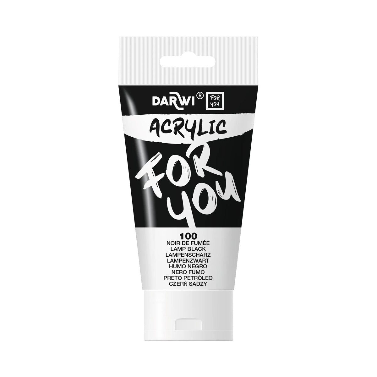 Акрилна боја DARWI Acryl 75 ml – Црна