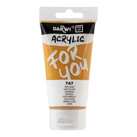 Акрилна боја DARWI Acryl 75 ml – Жолт окер
