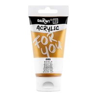 Акрилна боја DARWI Acryl 75 ml – Металик златна